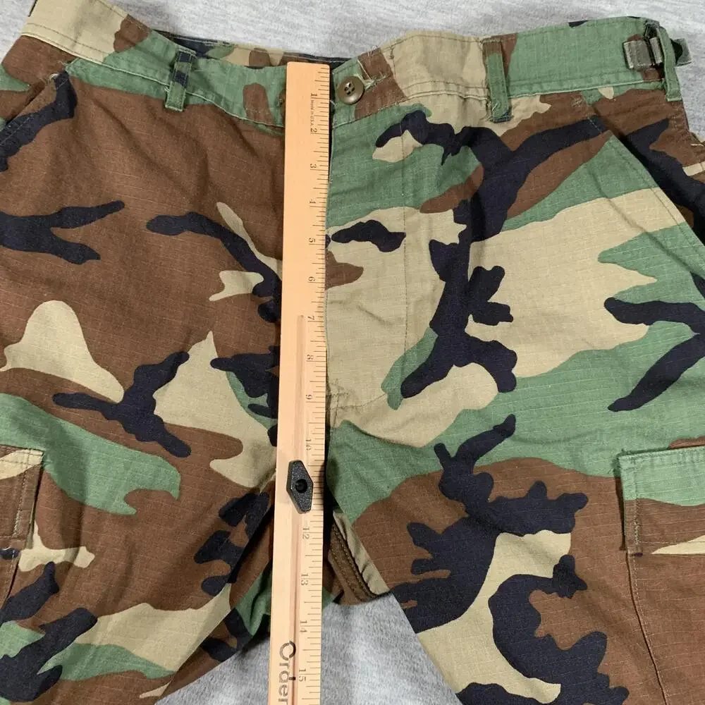Unicor Cargo Pants Mens 34x25 Multicolor Woodland Camo Ripstop Army Combat